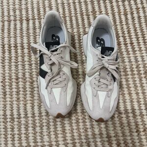 New Balance White and Black Sneakers